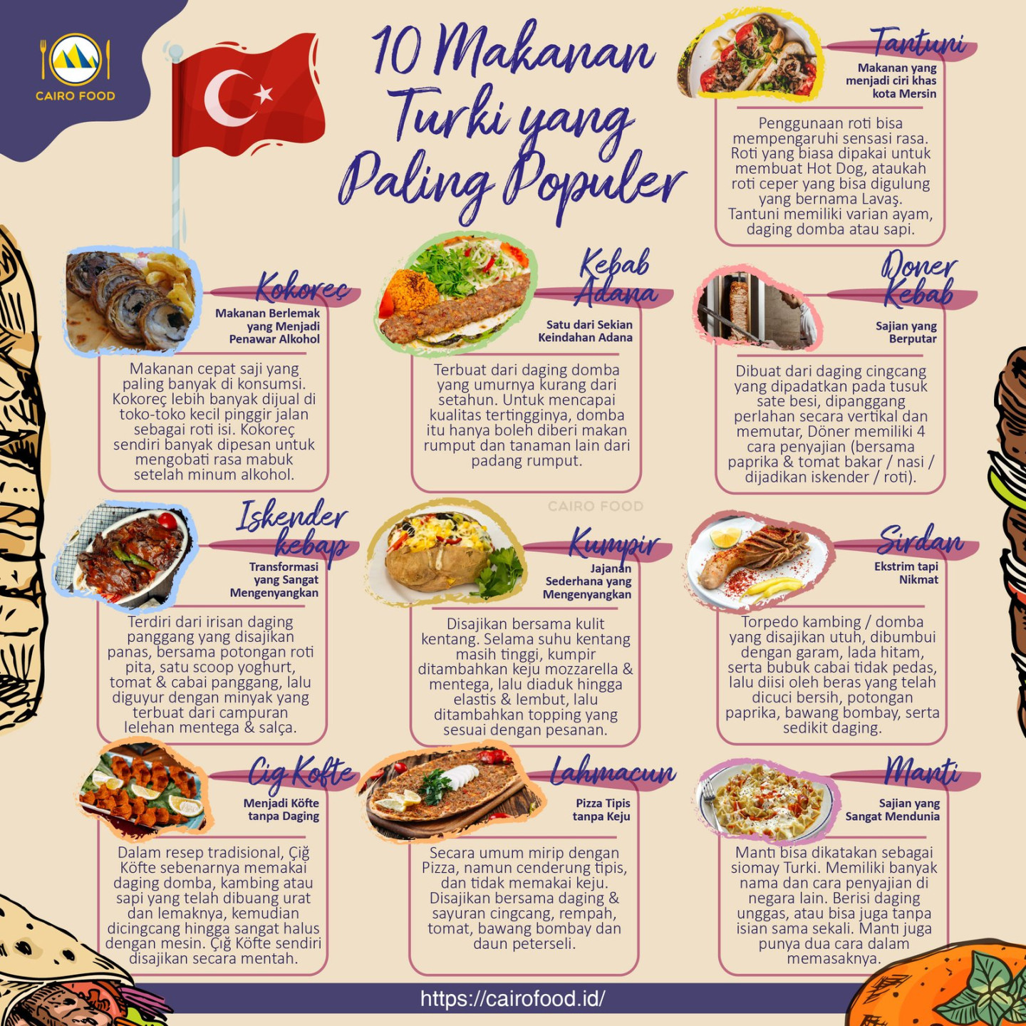 Makanan Turki Yang Paling Populer - Cairo Food Makanan Turki Yang Paling Populer - Cairo Food