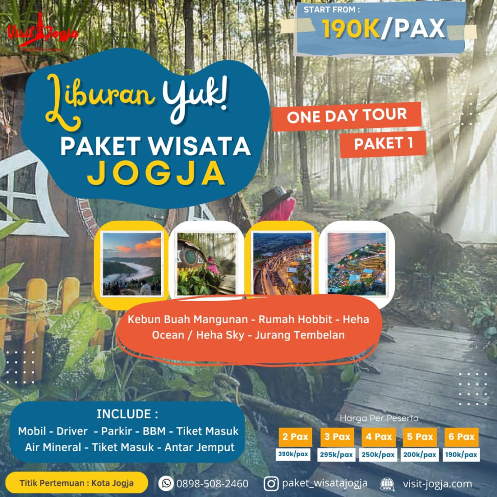 Paket Wisata Jogja Hari Murah Visit-Jogja Paket Wisata Jogja Hari Murah Visit-Jogja