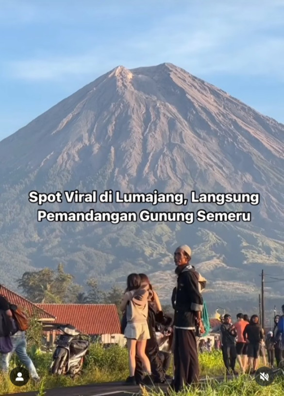 Viral, Spot Panorama Semeru di Lumajang Diburu Turis Viral, Spot Panorama Semeru di Lumajang Diburu Turis