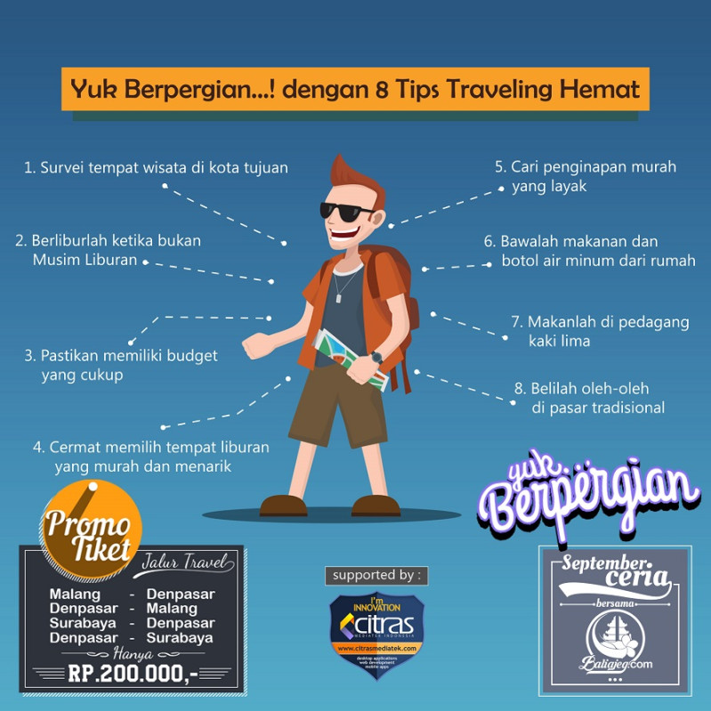 Yuk Bepergian! dengan tips Traveling Hemat - Part - Baliajeg Yuk Bepergian! dengan tips Traveling Hemat - Part - Baliajeg