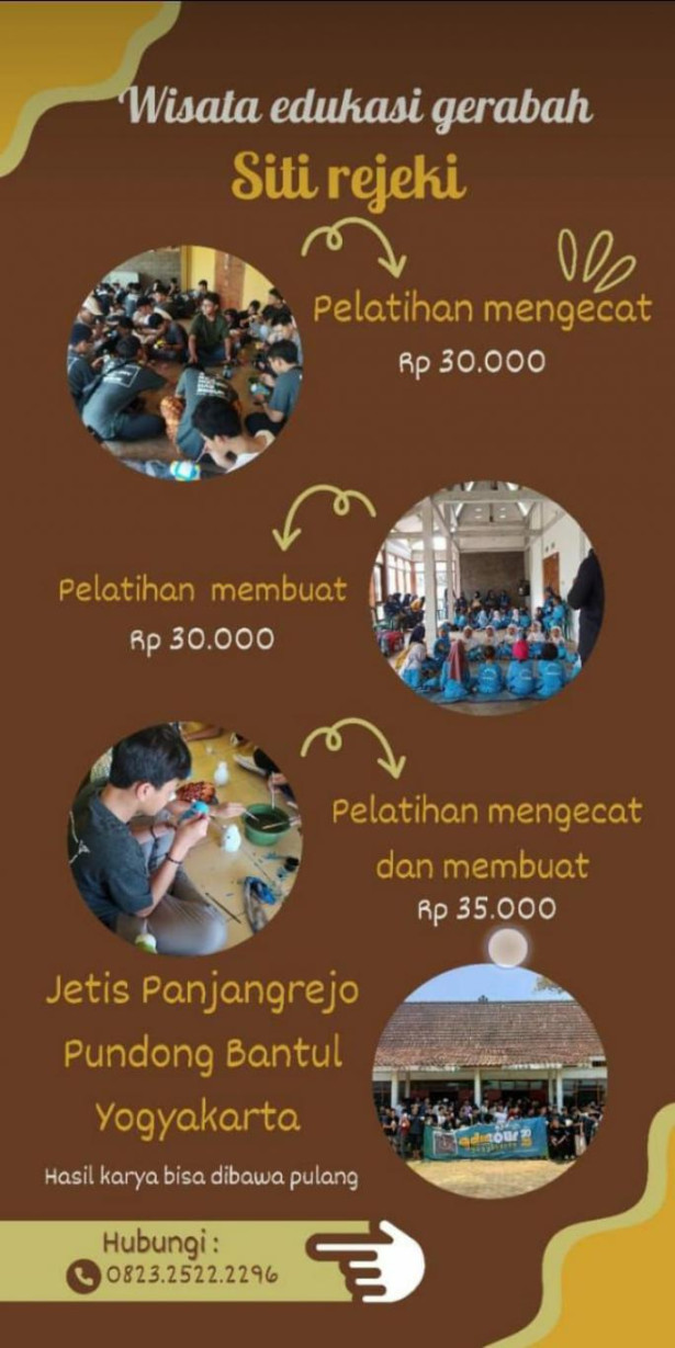 Promo Wisata Edukasi Gerabah Belajar sambil bermain - Website Promo Wisata Edukasi Gerabah Belajar sambil bermain - Website